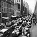 Bumper-To-Bumper Traffic of Taxicabs and Cars Moving Toward 6th Avenue on 51 Street P...