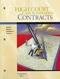 High Court Case Summaries on Contracts (Keyed to Murphy, Sixth Edition)