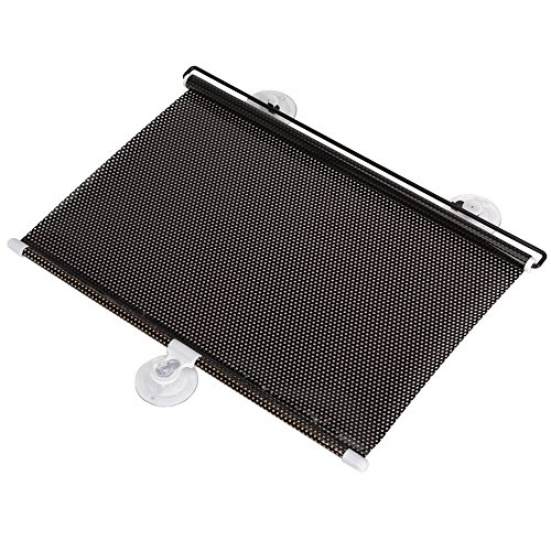 Funplaza® Black Retractable Sun Shade Roller Car Curtain Window Shade Uv Cut / Protection (55*125cm)