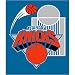 New York Knicks Royal Plush Raschel NBA Blanket (700 Series) (50x60)
