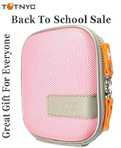 BOXIE Candy Pink Camera Case for Canon PowerShot, Sony CyberShot, Nikon Coolpix, Pentax Optio, Casio Exilim, Olympus Stylus and Panasonic Lumix - Eligible for FREE Super Saver Shipping