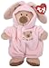 PAJAMA BEAR - 8 pink
