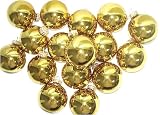 Review Season's Designs  / Club Pack of 16 Shiny Gold Glass Ball Christmas Ornaments 3.25