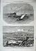 1863 Port Jackson Sydney Australia Ships Buildings Art