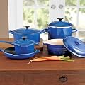 Le Creuset 9-Piece Cookware Set: Cobalt