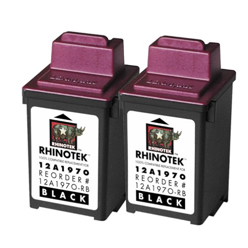 LEXMARK 12A1970 BLK 2PK INK (12A1970-RB2)