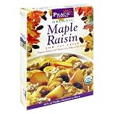 Peace Cereal Organic Maple Raisin Low-Fat Crisp, 10.5-Ounce Boxes (Pack of 6)