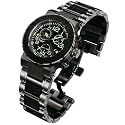 Invicta Men's Reserve Collection Ocean Reef Chronograph Black Ion-Plated Watch #6144