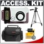 DiCAPac WP-310 Waterproof Underwater Case + Tripod Accessory Kit - for Canon, Nikon, Sony, Kodak, Olympus, Pentax and Fuji Compact Digital Cameras