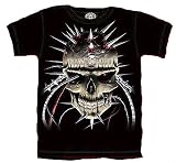 Wired Skull T-shirt 100% Cotton Short Sleeve Shirt for ADULTS and TEENS