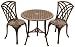 Image of Denewood Versailles Bronze Cast Aluminum Three Piece Bistro Set