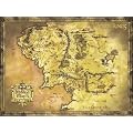 Herr der Ringe Poster Karte von Mittelerde - Poster Riesenformat