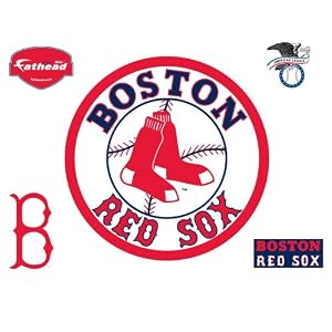 Boston Red Sox Logo Merchandise Fathead Wall Decal