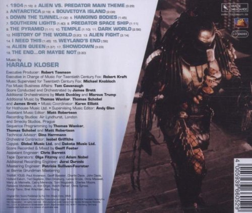 Cover image : Ost: Alien Vs. Predator