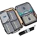 OEE 6 Set Travel Organizers Packing Cubes Luggage Organizers Compression Pouches