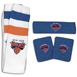 Knicks For Bare Feet NBA Sock/Wrist & Headband Set