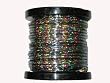 50 yd Fluorescent Dark Blue w/ Gold Holographic CraftLace Spool