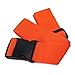 Nylon Luggage Strap Superior Strength Non-slip Travel Premium Designer Belt (Orange)