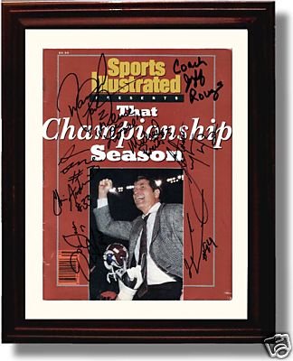 Buy Framed Alabama Sports Illustrated Team Signed Autograph Print - 1992 Champs! by BD's Prints