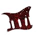 Guitar Pickguard 3 Single Coil Tortoise Shell Red