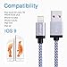 EverDigi 3 Pack 3FT iPhone Lightning Charging Cable Cord Nylon Braided 8pin to USB Charge and Sync Cable for iPhone SE/6/6s/6 plus/6s plus,5c/5s/5,iPad Air/Mini,iPod Nano/Touch, Compatible with Ios9