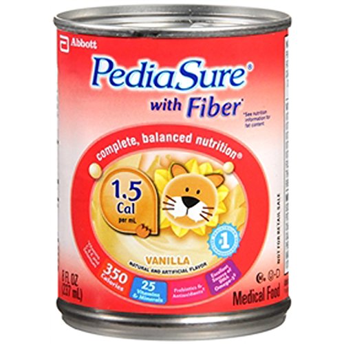 Pediasure 1.5 Cal with Fiber Vanilla - 24 - 8 oz cans
