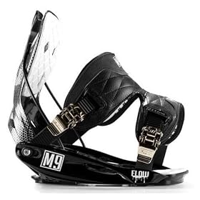 Flow M9 09 Men's Hard Snowboard Bindings - Black
