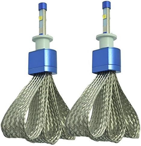Amak 40W 4800LM High Power LED Headlight Kit CREE Chip Hi/Low Beam Bulbs (H1, 6000K White) -Pack of 2pcs