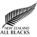 New Zealand All Blacks Rugby Decal Sticker - Size:8.0 x 8.6 inches - Color:Black