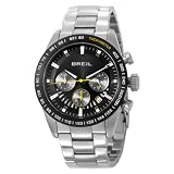 BREIL GENTS POLISHED AND BRUSHED STAINLESS STEEL WRISTWATCH TW0676
