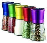 TV Das Original 2379 Maxx Cuisine Gew&uuml;rzm&uuml;hlen ""Regenbogen"" 5-er Set
