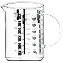Pichet mesureur en verre, 1 litre