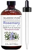 Majestic Pure Rosemary Essential Oil, Therapeutic Grade, 4 Fl. Oz
