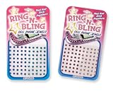 Ring Bling Cell Phone Jewel Stickers! Self Adhesive 80pc