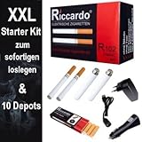 2 x elektronische Zigarette von RICCARDO® im XXL Pack - Inhalt