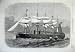 1865 Iron Clad Fleet Ship H.M.S Minotaur River Thames