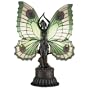 Meyda Tiffany 48019 Accent Lamp, Mahogany Bronze Finish with Stained Art