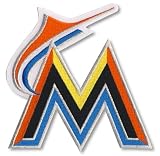 Miami Marlins (Florida Marlins) MLB Baseball Jersey Sleeve Patch 2011-Present