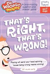 That's Right, That's Wrong! A Fun Learning Card Game