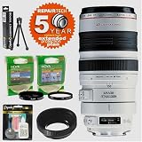 Canon EF 100-400mm f/4.5-5.6L IS USM AF Zoom Telephoto Lens & 5 Year Warranty & Filters & Accessory Kit