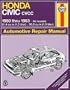 Honda Civic 1300 & 1500 CC CVCC '80'83 (Haynes Manuals)