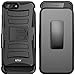iPhone 7 Plus Case, E LV iPhone 7 Plus - Belt Swivel Clip / Kickstand - Dual Layer Armor Holster Defender Full Body Protective Case Cover for Apple iPhone 7 Plus - [BLACK]