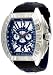 Adee Kaye #AK7230-M Men's Oversized Big Numerals Leather Band Chronograph Watch