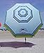 Tommy Bahama 6.5 ft Beach Umbrella Fiberglass with Sand Anchor Pole UPF 100+ and Tilt