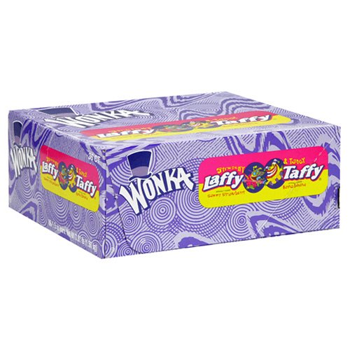 Wonka Laffy Taffy, Strawberry and Banana, 1.5-Ounce Packets (Pack of 36) by Sugar-Free Candy
