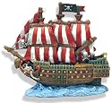 Blue Ribbon Pet Products Caribbean Pirate Ship Medium - EE1522