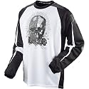 Fox Racing Short Cut Men's Dirt Bike Motorcycle Jersey - Color: Black/White, Size: Medium