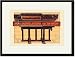 Black Framed/Matted Print 17x23, Queen Elizabeth's Virginal