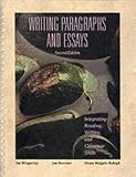 Writing Paragraphs And Essays: Integrating Reading, Writing, And Grammar Skills (0534219721) by Wingersky, Joy