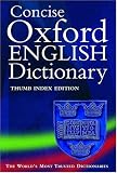 Concise Oxford English Dictionary: Thumb Edition (Dictionary)